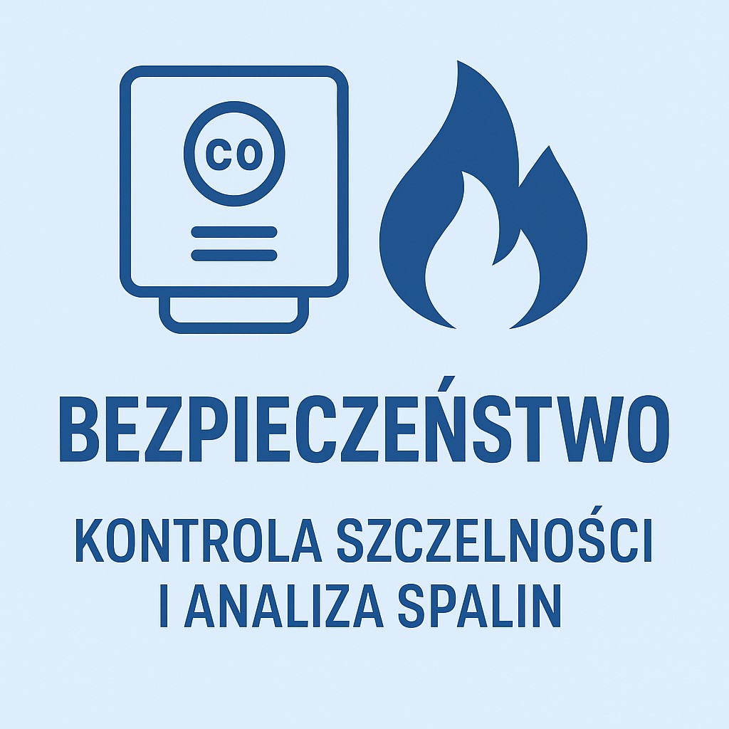 kontrola szczelności analiza spalin 