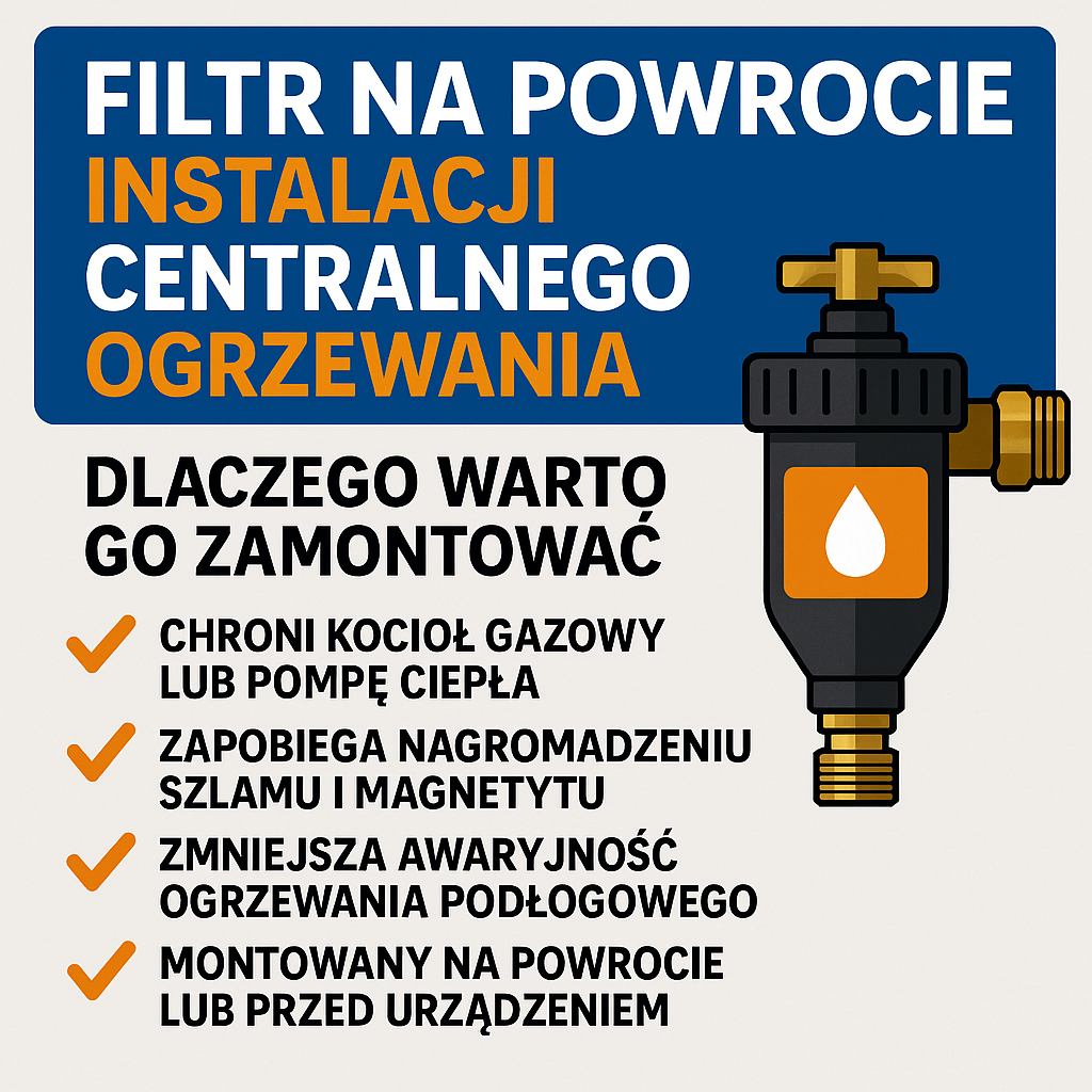 Filtr na powrocie instalacji