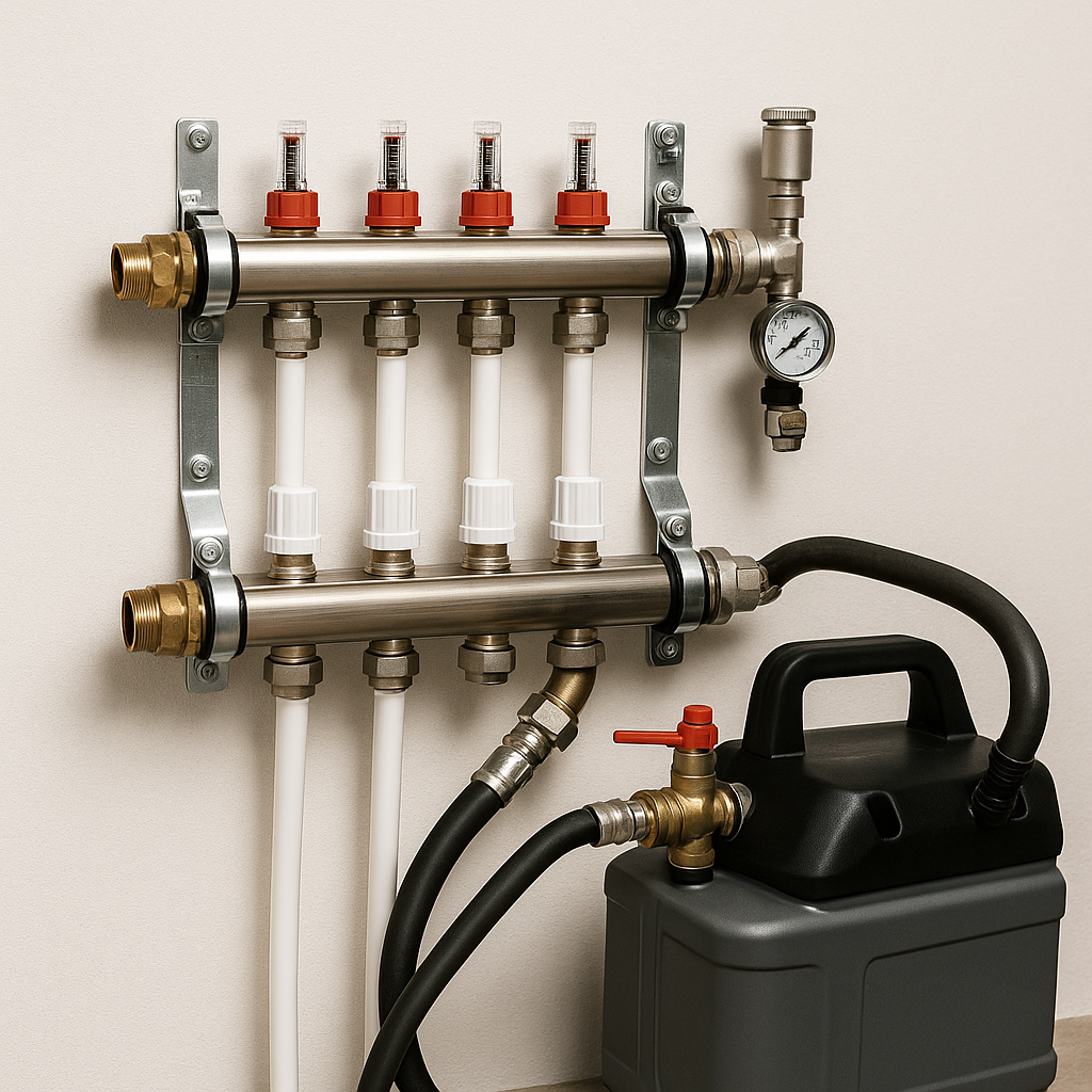 jak odpowietrzyć ogrzewanie podłogowe